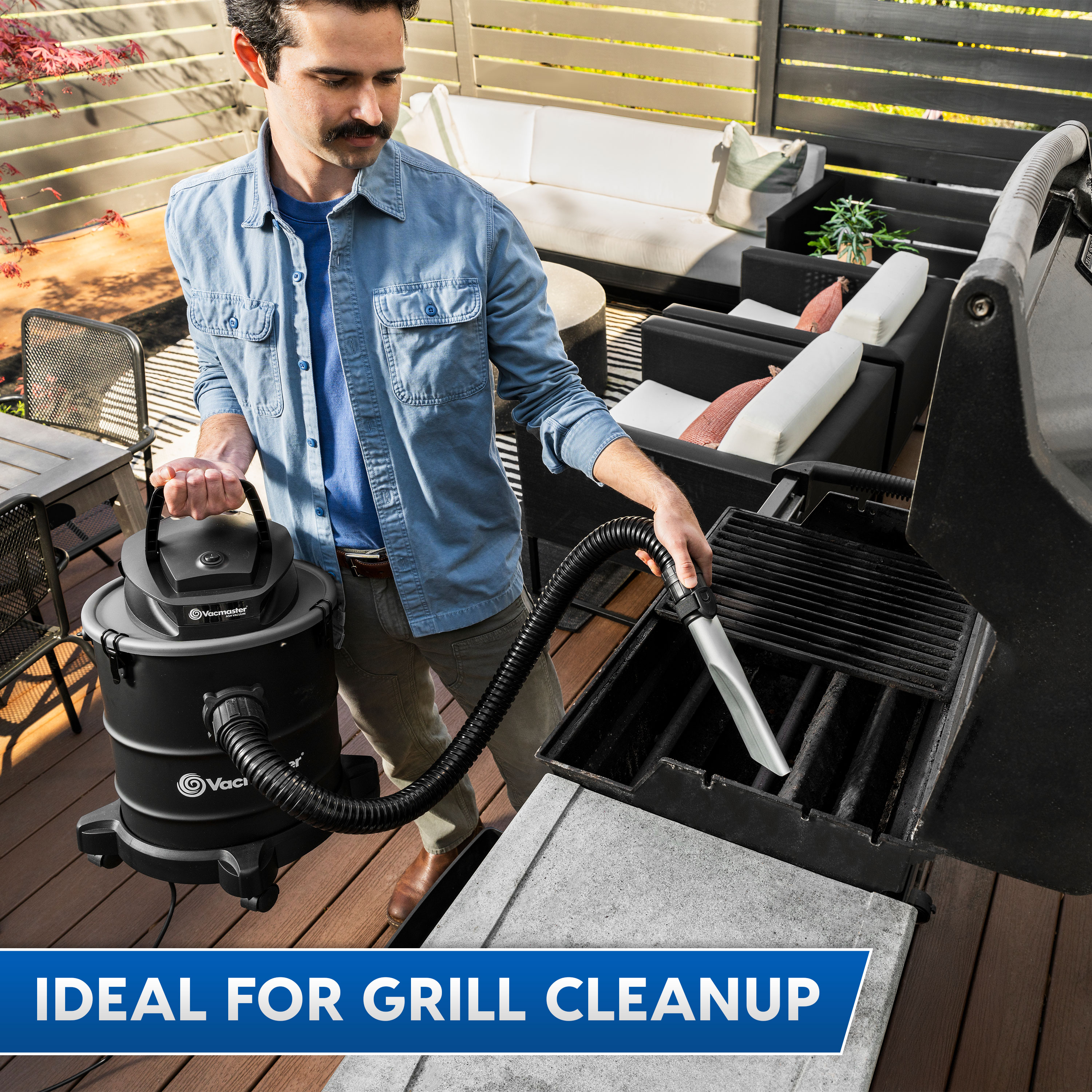 6-Gallon* 8 Amp Ash Vacuum EATC608S - Vacmaster