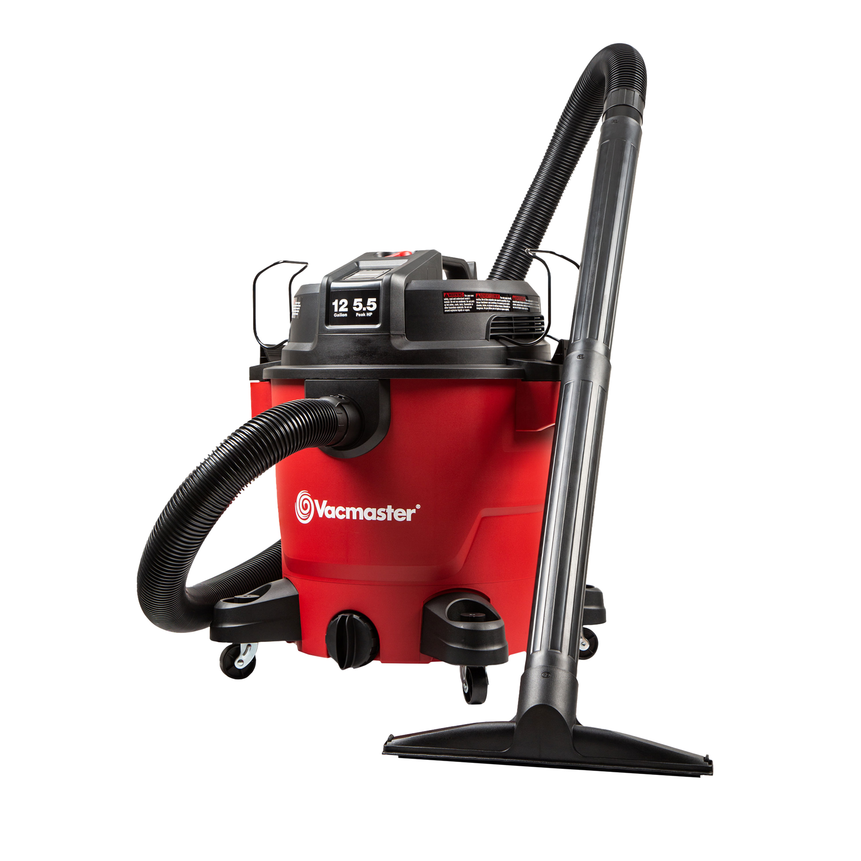 Vacmaster 12-Gallon* 5.5 Peak HP† Wet/Dry Vacuum