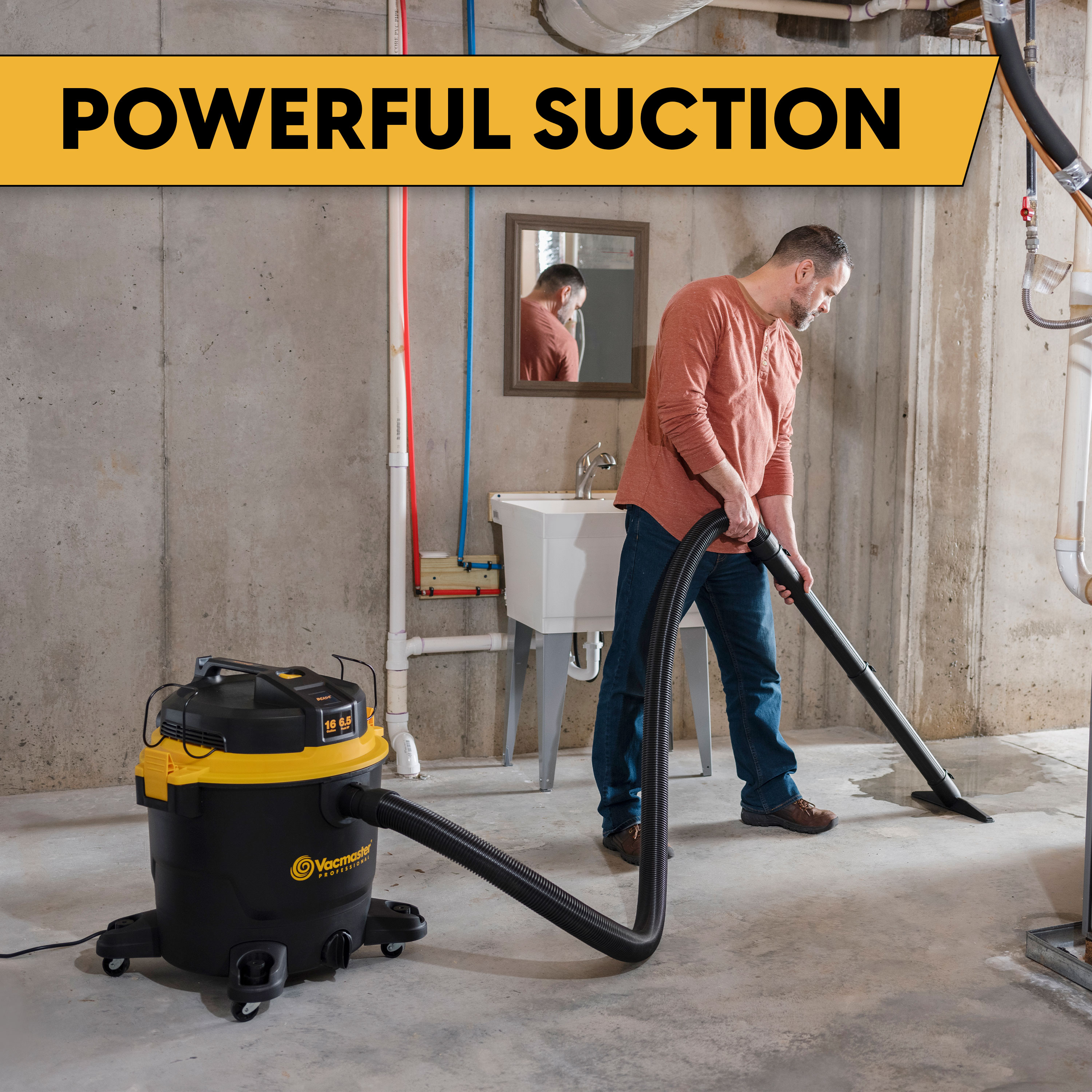 16-Gallon 6.5 Peak HP Beast Series™ Wet/Dry Vacuum VJH1612PF 0202