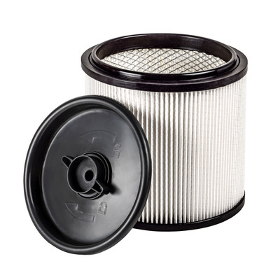 VCFH HEPA Material Cartridge Filter and Retainer for Dry Pick-Up