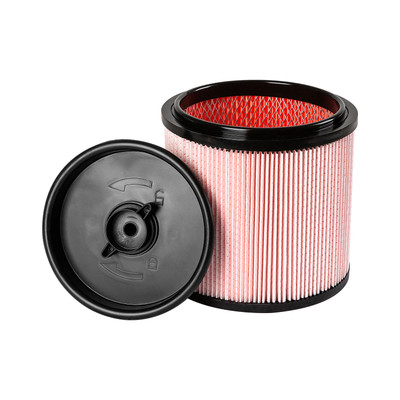 VCFF High-Efficiency Cartridge Filter and Retainer for Dry Pick-Up