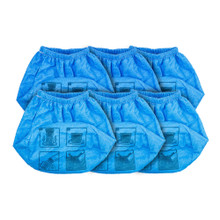 Armor All AARC2 Reusable Cloth Filter, Fits 1.5–4 Gallon Wet/Dry Vacuums, 6-Pack