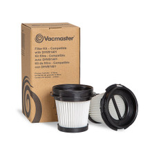 Vacmaster Filter Kit - VHVF - 2 Replacement Filters for Vacmaster 14.8V Hand Vac (DHVB1401)