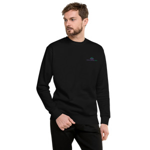 Unisex Premium Sweatshirt with Embroidered Simple Soul CBD Logo