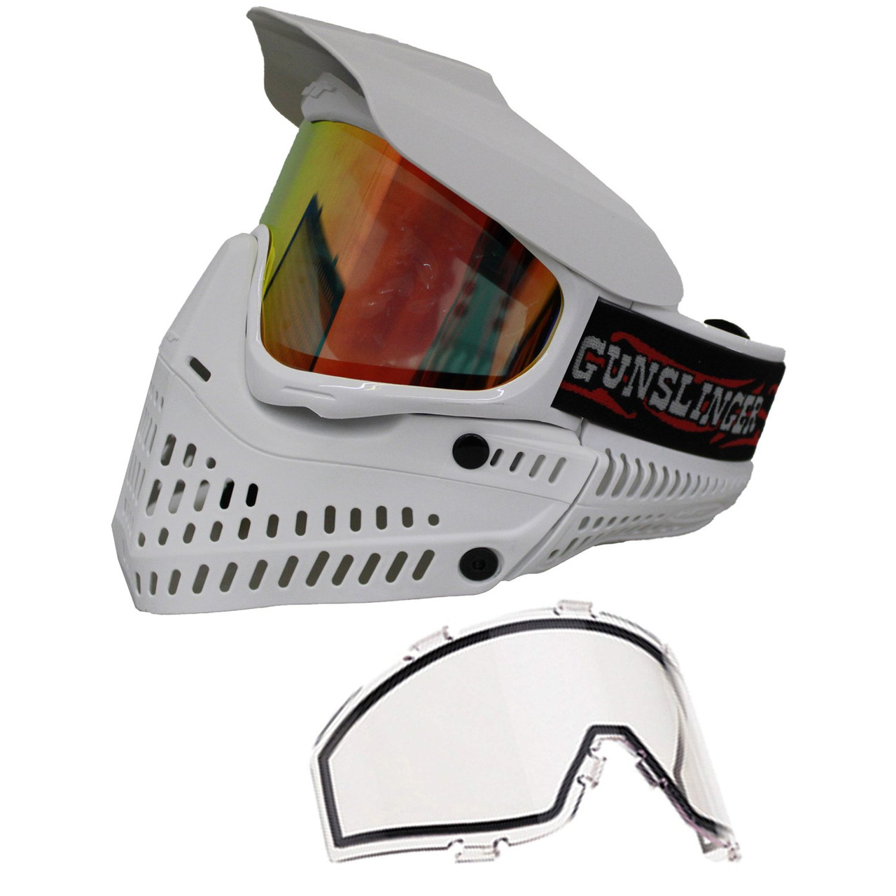 JT Paintball Spectra Proflex L.E. Mask Goggle w/ Clear + Fire