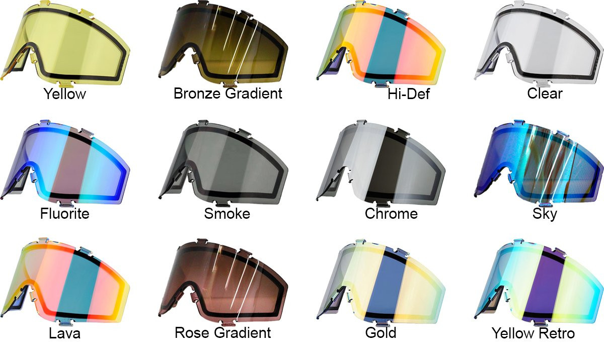 JT Spectra Proflex Thermal Paintball Mask Dual Pane Replacement