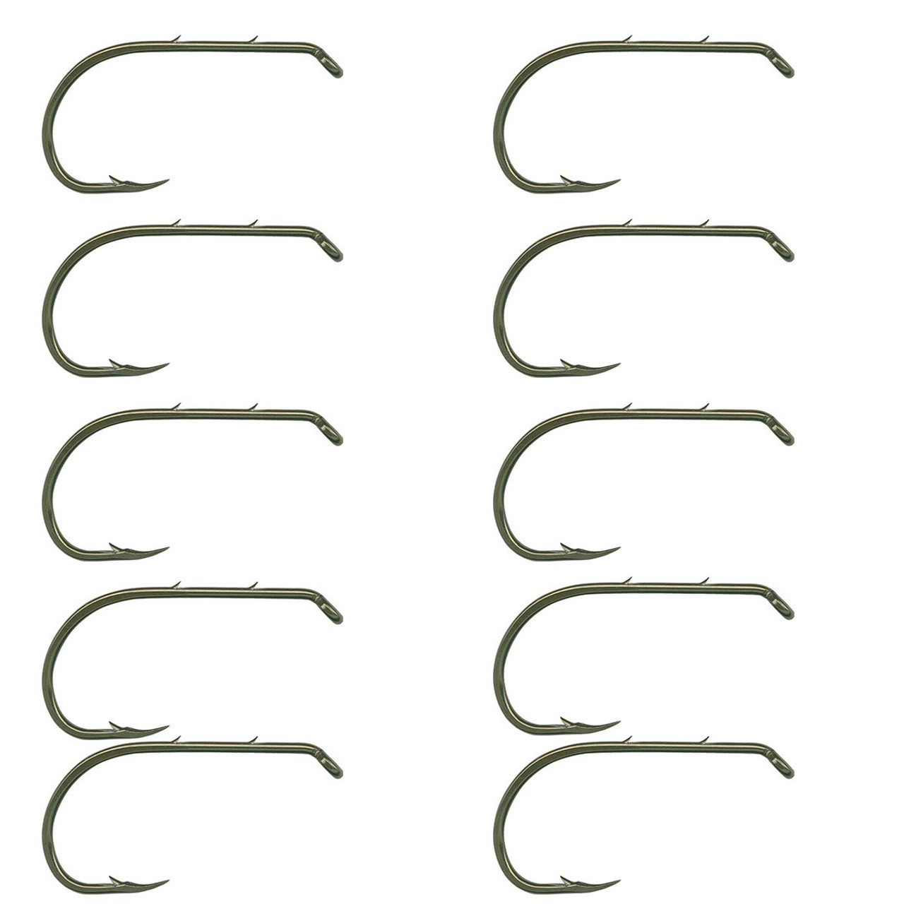 Mustad Beak Hook Baitholder Long Sliced Shank Fishing Hooks Size 2 Pack of  10