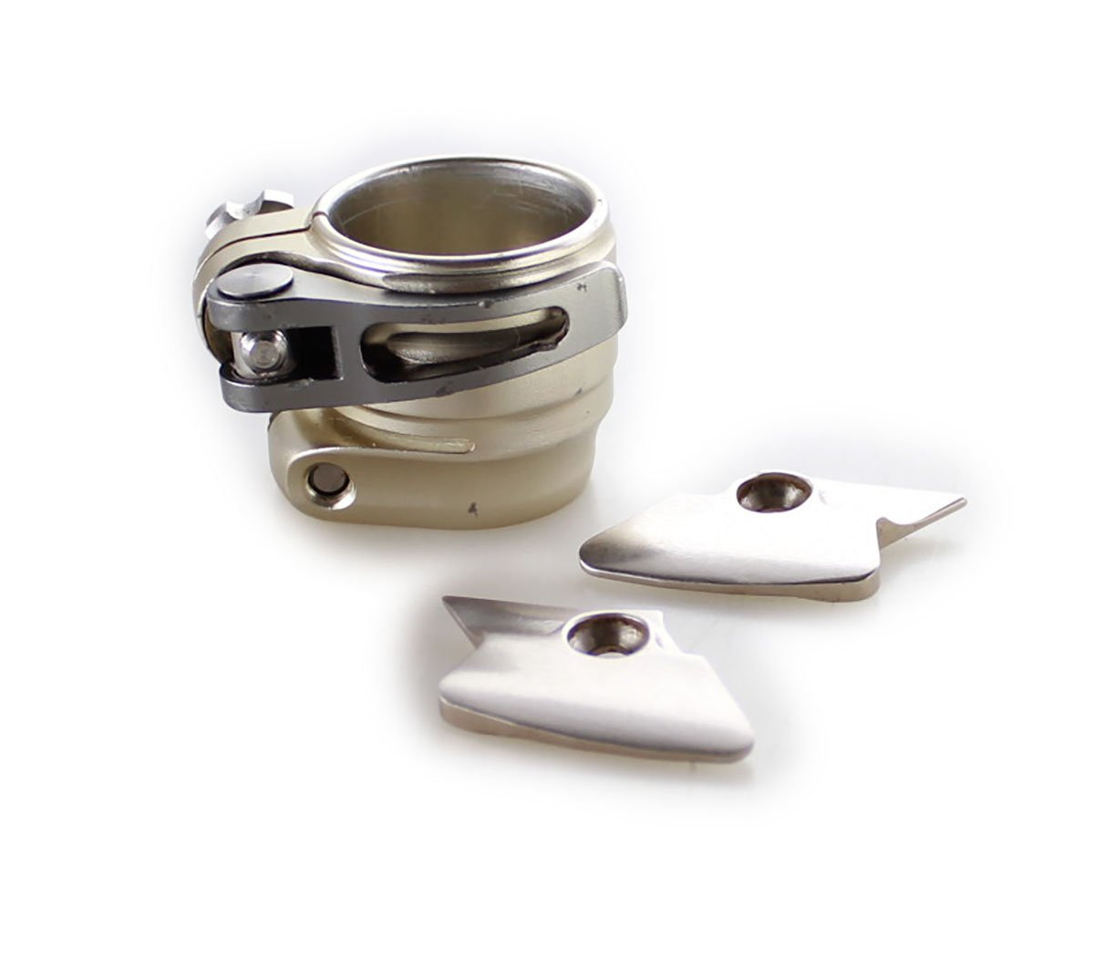 Used Eclipse Eye Covers & Feedneck for Geo 1 Paintball Marker Silver