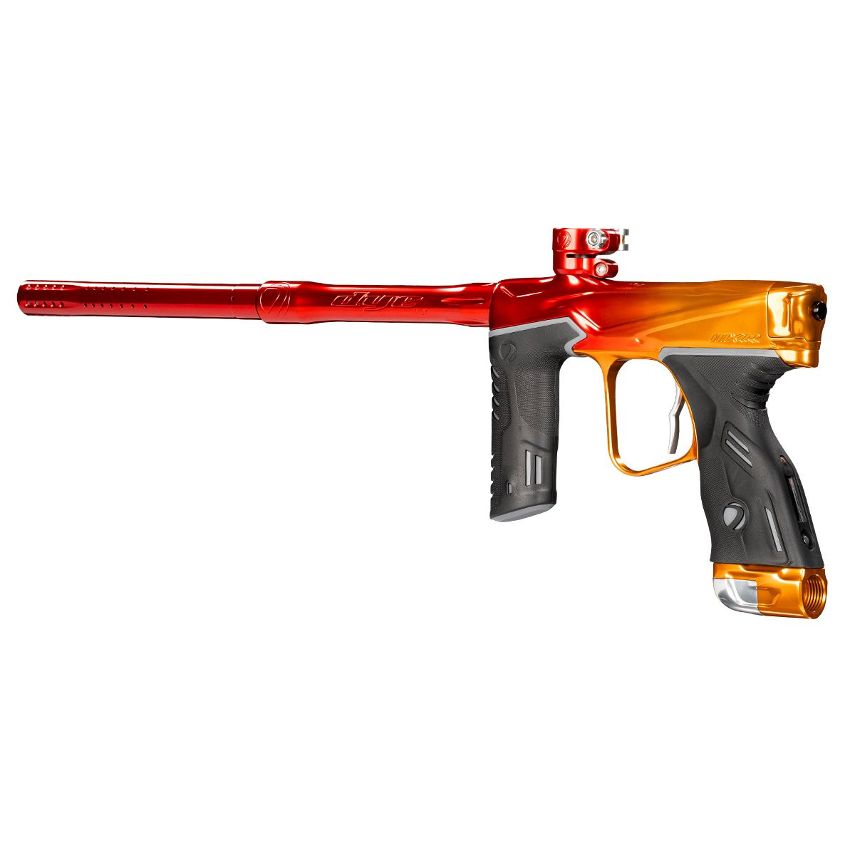 ペイントボールマーカー Sunrise Fade Red/Orange Dye MXR | OLED Paintball Marker