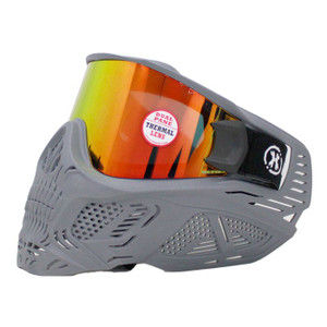 HK Army HSTL Skull Goggle Paintball Mask Grey Ghost w/ Red Fire Thermal Lens HK Army HSTL Skull Goggle Paintball Mask Grey Ghost w/ Red Fire Thermal Lens