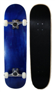 Complete Full Size Kids Teen Maple Deck Double Kick Trick Cruise Skateboard Blue Complete Full Size Kids Teen Maple Deck Double Kick Trick Cruise Skateboard Blue