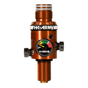 HK Army HP8 HPA Standard Output Paintball Air Tank Regulator - Orange HK Army HP8 HPA Standard Output Paintball Air Tank Regulator - Orange