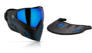 Dye Paintball i5 Mask Goggle w/ Matching Wing Visor - Storm - Black / Blue Dye Paintball i5 Mask Goggle w/ Matching Wing Visor - Storm - Black / Blue
