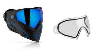 Dye i5 Paintball Goggle Mask w/ Mirror & Clear Lens - Storm - Black / Blue Dye i5 Paintball Goggle Mask w/ Mirror & Clear Lens - Storm - Black / Blue