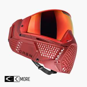 CRBN Zero Pro Paintball Mask with 2 C-SPEC Lenses - More Coverage - Cardinal CRBN Zero Pro Paintball Mask with 2 C-SPEC Lenses - More Coverage - Cardinal