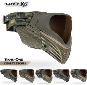 Virtue VIO X6 Thermal Paintball Goggles / Masks - Desert Storm