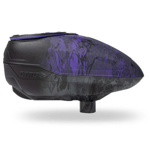 Bunkerkings CTRL2 Electronic Paintball Loader Hopper - Purple Black Highlander