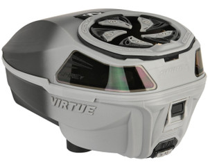 Virtue Spire V 5 Electronic Paintball Hopper Loader w/ Speedfeed and Lid - Silver Black Fade
