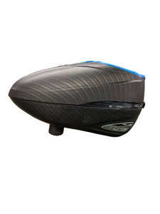 Used Dye R2 Paintball Hopper w/ Metal HK SpeedFeed - Carbon Fiber