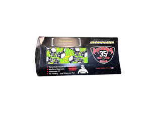 Used Sandana Flying Skulls Paintball Headband - Citrus - 70/75