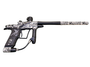Used Planet Eclipse ETEK 4 LT Paintball Marker w/ Case - Skulls