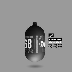 PRO DNA™ FLYWEIGHT TANK 68CI - MATTE BLACK / GREY - BOTTLE ONLY