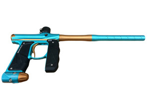 Used Empire Mini GS Paintball Marker w/ Case - Teal/Orange