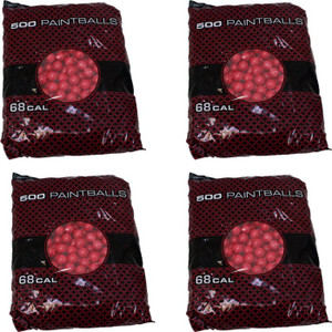 New S4P Bloodball 2000 Round Case of Paintballs - Red Ball & Red Fill
