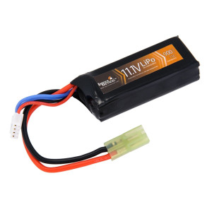 Lancer Tactical Airsoft Gun Stick Battery - Mini Tamiya - LiPo 11.1V 900 mAh 15C