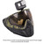 HK Army Paintball Goggle Mask Camera Mount - Gold