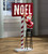 S4O Santa Lighted Holiday Marquee NOEL Santa on Ladder Sign with Timer 34" Tall