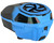 Virtue Spire V 5 Electronic Paintball Hopper Loader w/ Speedfeed and Lid - Cyan Black Fade