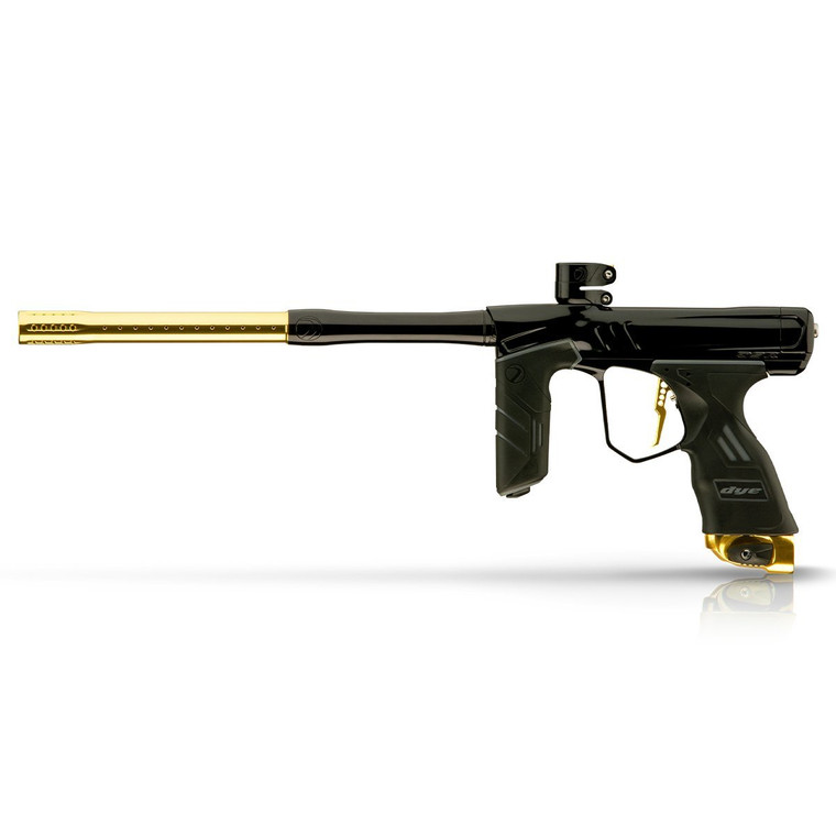 New Dye DSR+ Electronic Paintball Marker .68cal Gun  - Onyx / Gold