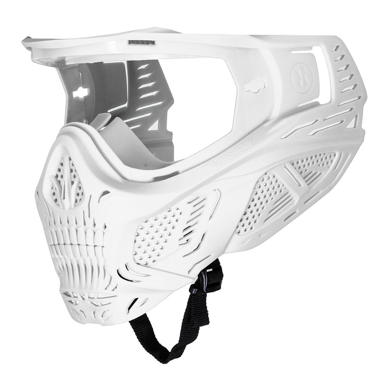 HK Army HSTL Skull Paintball Goggle Airsoft Mask - Skull Frame Only - White