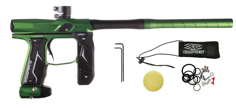 Empire Axe 2.0 Paintball Gun .68 Caliber Marker - Dust Green with Black Accents