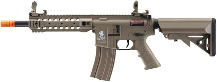 Lancer Tactical Gen 2 CQB M4 AEG Airsoft Rifle Core Series + 6mm BBs  Desert Tan