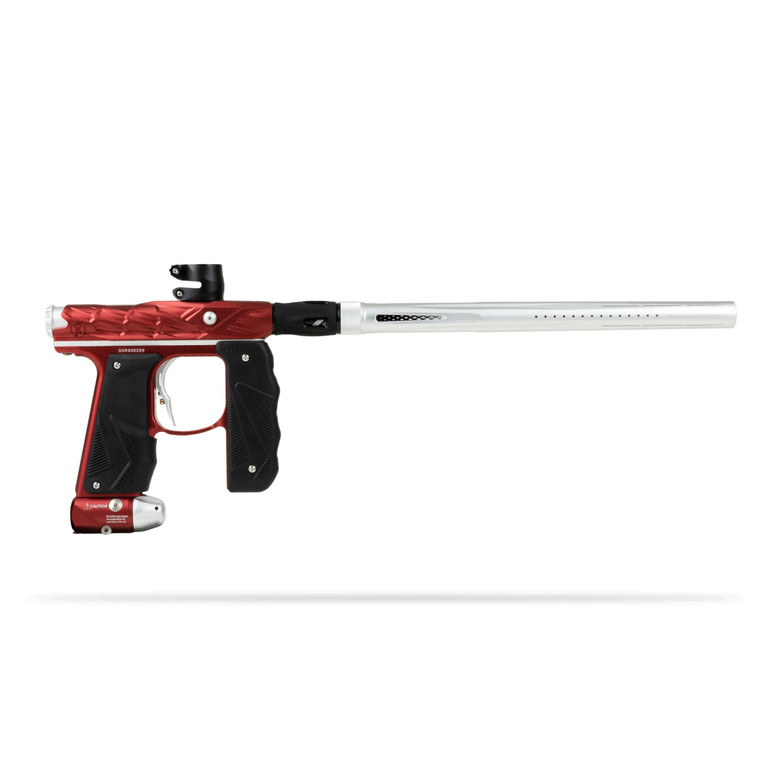 HK Army HIVE Empire Mini GS Paintball Marker Gun w/ LAZR Barrel - Red / Silver