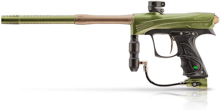 Dye Rize CZR Electronic Paintball Marker .68 Caliber Gun - Olive / Tan