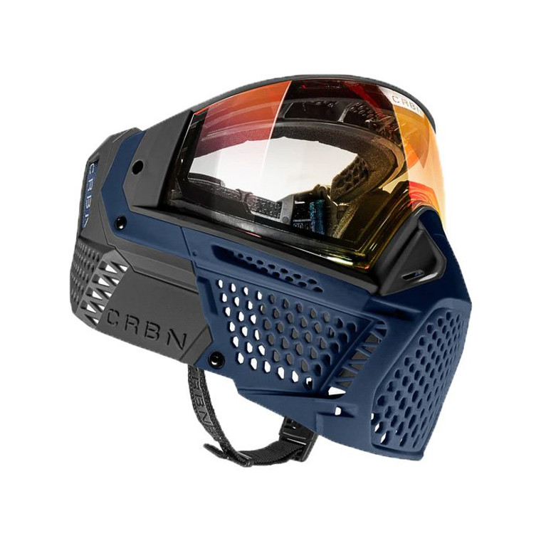 CRBN Zero SLD Paintball Mask with C-SPEC Lens - Less Coverage - Royal