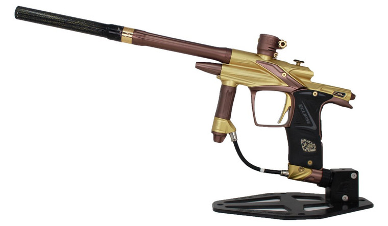 Used Planet Eclipse CSL Ego 11 Paintball Marker w/ Case - Prestige - Gold Brown