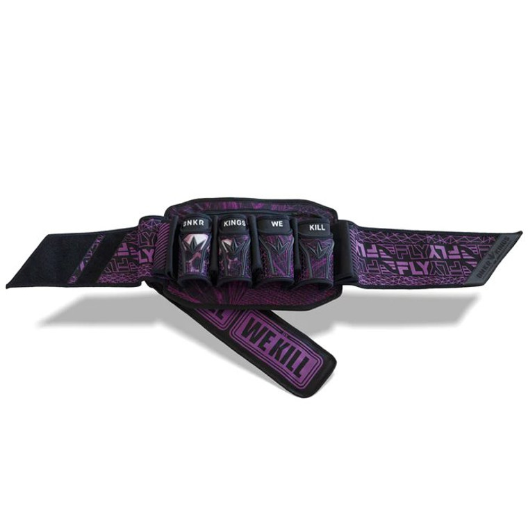 Bunkerkings Fly2 Paintball Pod Pack Harness - Purple Dimension - 4 + 7 Capacity