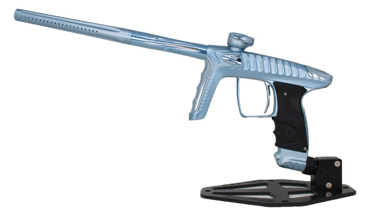 Used DLX x Project G TM40 Paintball Marker with Mech Frame w/ Case - Steel Blue