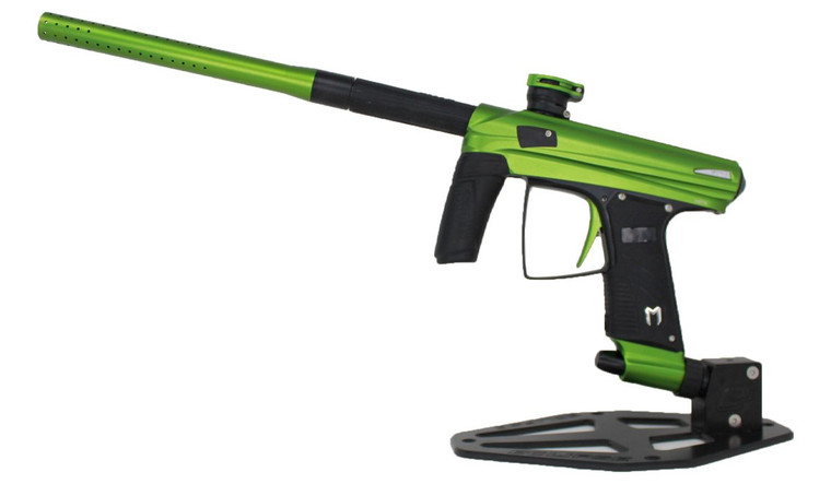 Used Macdev Drone 2 Paintball Marker w/ Case - Lime Green / Black - No Warranty