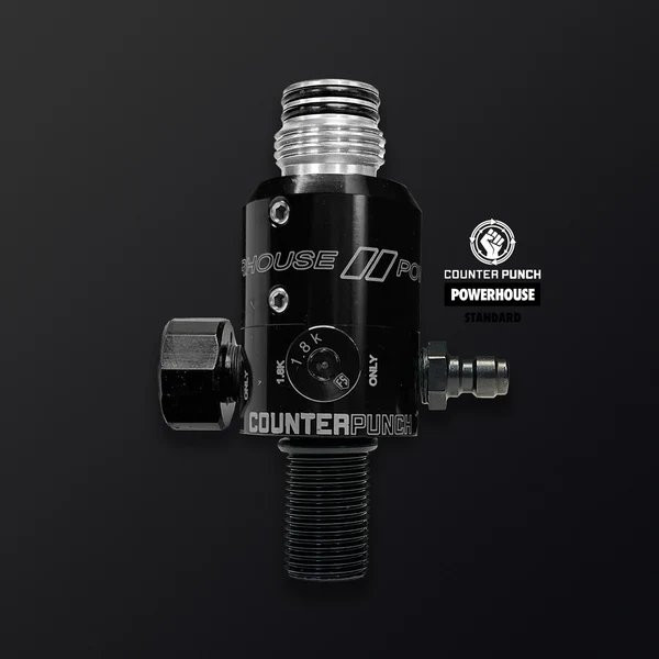 Powerhouse Counterpunch Regulator with Case - Gloss Black