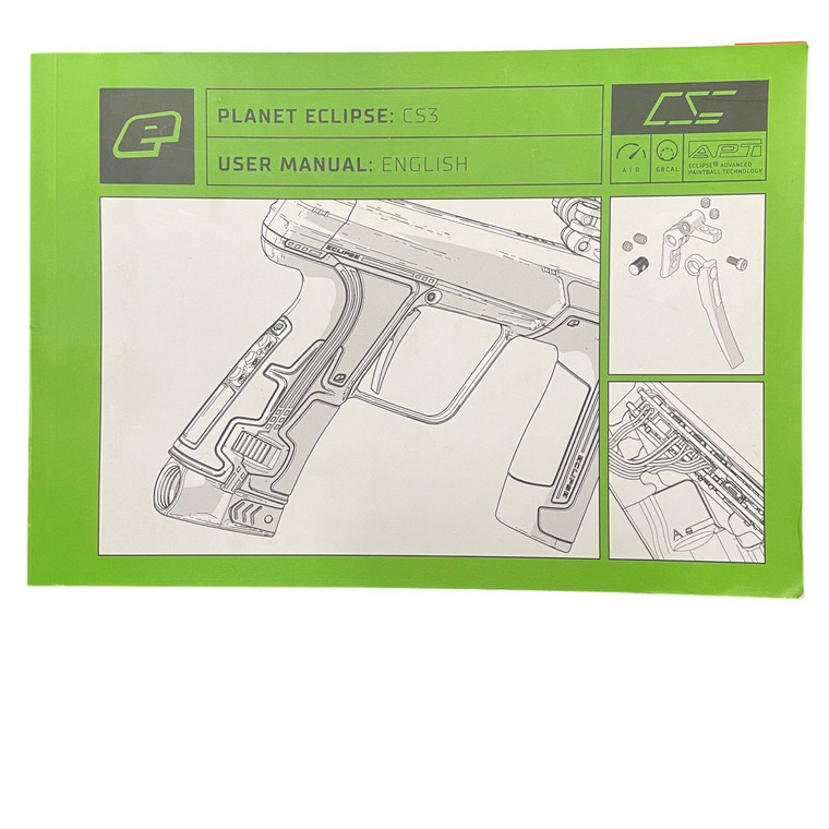 Used - Planet Eclipse Paintball Gun Manual - CS3