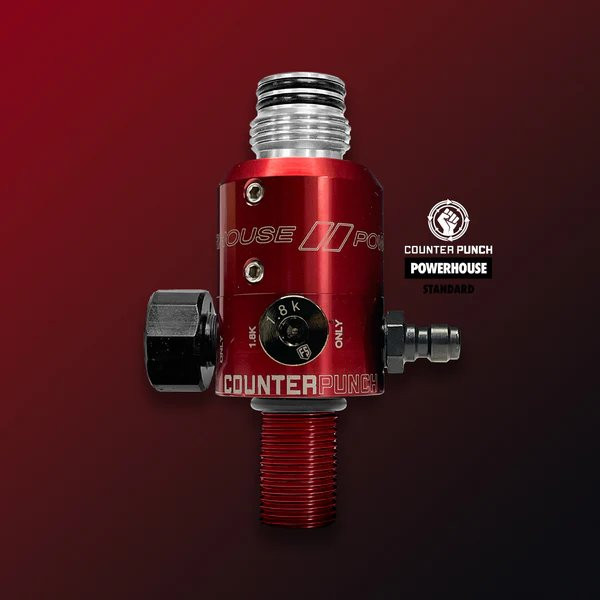 Powerhouse Counterpunch Regulator with Case - Red