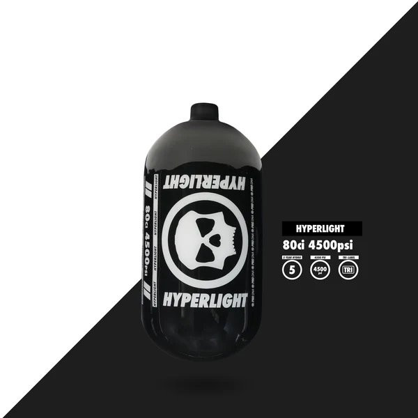 PRO DNA™ HYPERLIGHT TANK 80CI - Gloss Black/White - BOTTLE ONLY
