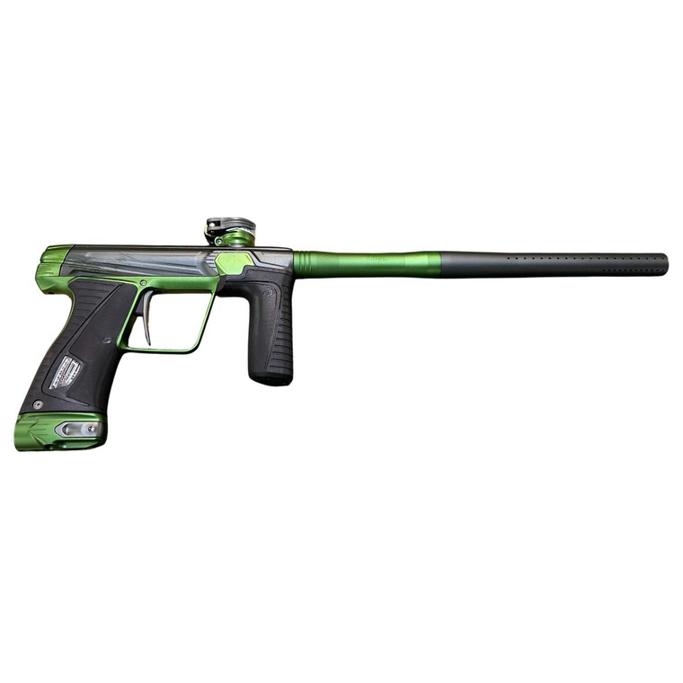 Used Planet Eclipse GTEK 180r Paintball Marker w/ Case - Pewter/Green