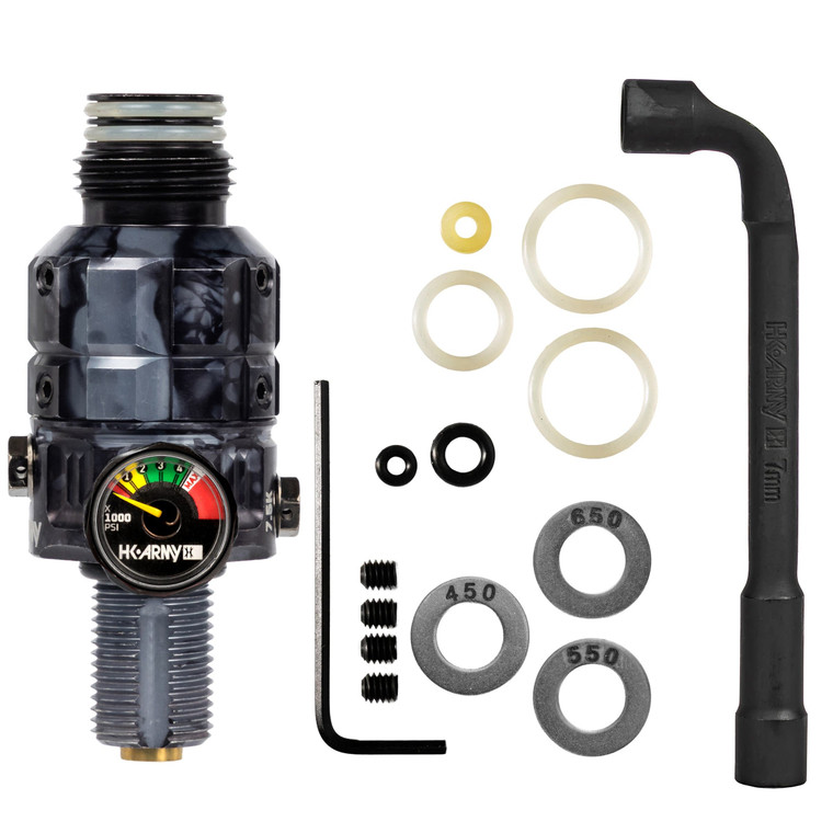 HK ARMY Turbine Pro HPA Regulator - Adjustable & Rotational - Marble Grey