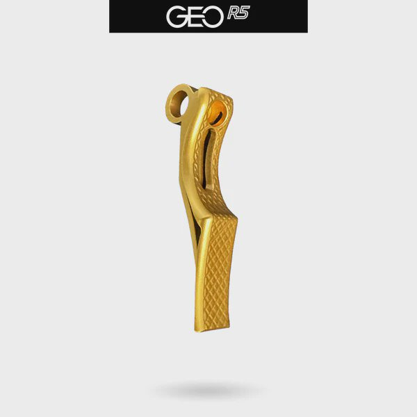 Infamous GEO R5 HAPTIC Deuce Trigger - TYPE R (FITS GEO R5, CS3, CS2) - Gold
